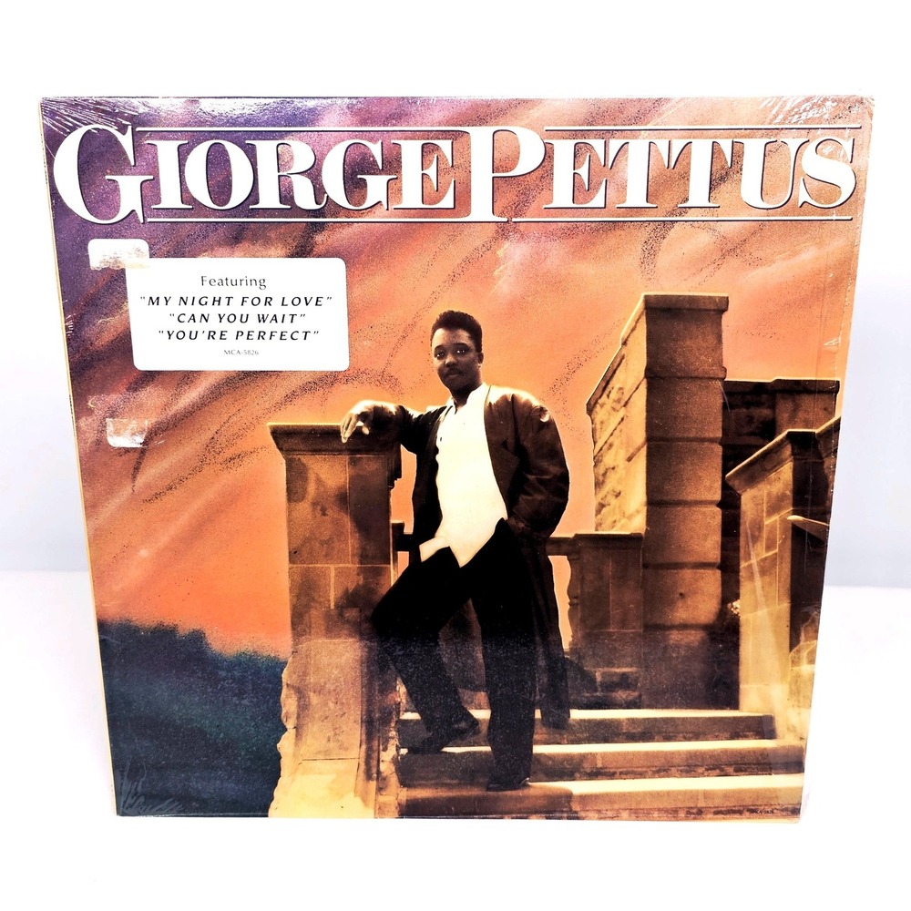 Giorge Pettus Self-Titled Vinyl LP MCA-5826 Funk Soul 1987‎ EX